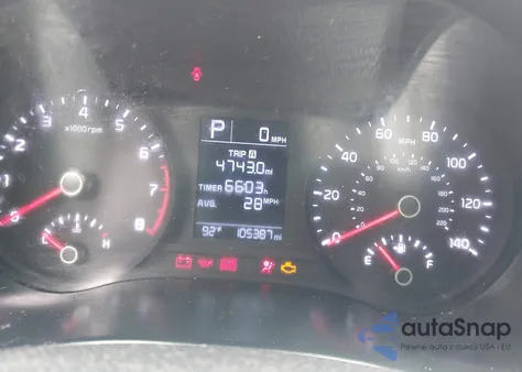 2019 Kia Rio Lx z USA, uszkodzony, nr VIN 3KPA24AB0KE210405